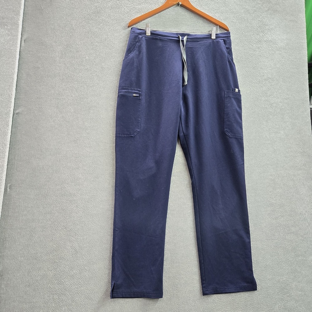 FIGS Women Scrub Pants L Navy Blue Yola Skinny Technical Collection